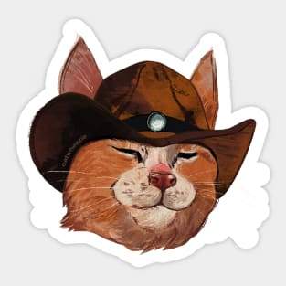 Howdy Cowboy Sticker